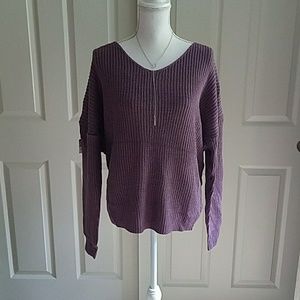♨Twist back sweater